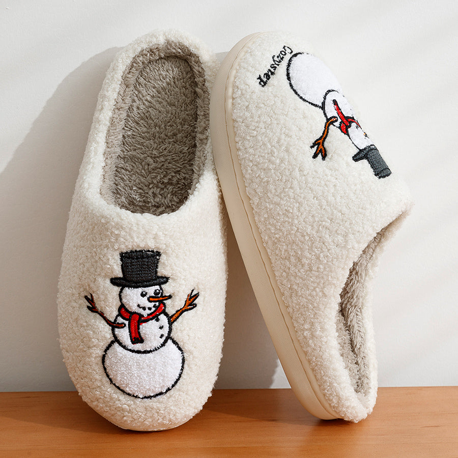 Snowman Slippers