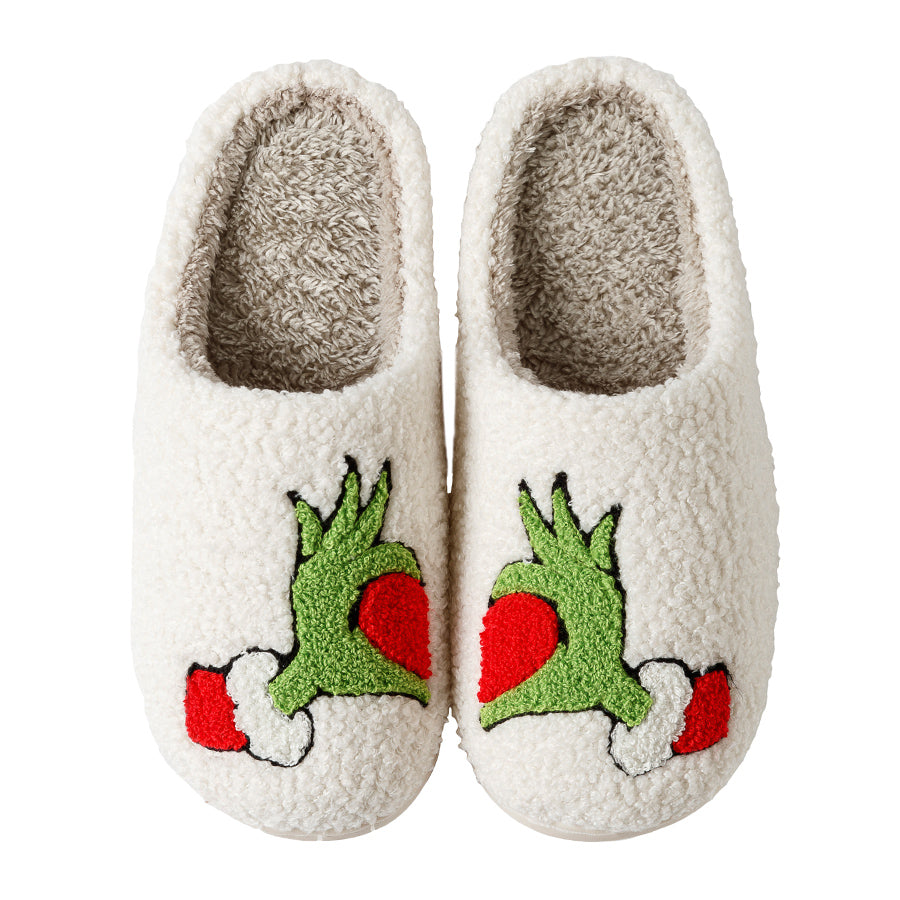 Grinch Heart Slippers (Copy)